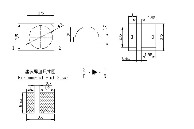 產(chǎn)品尺寸圖